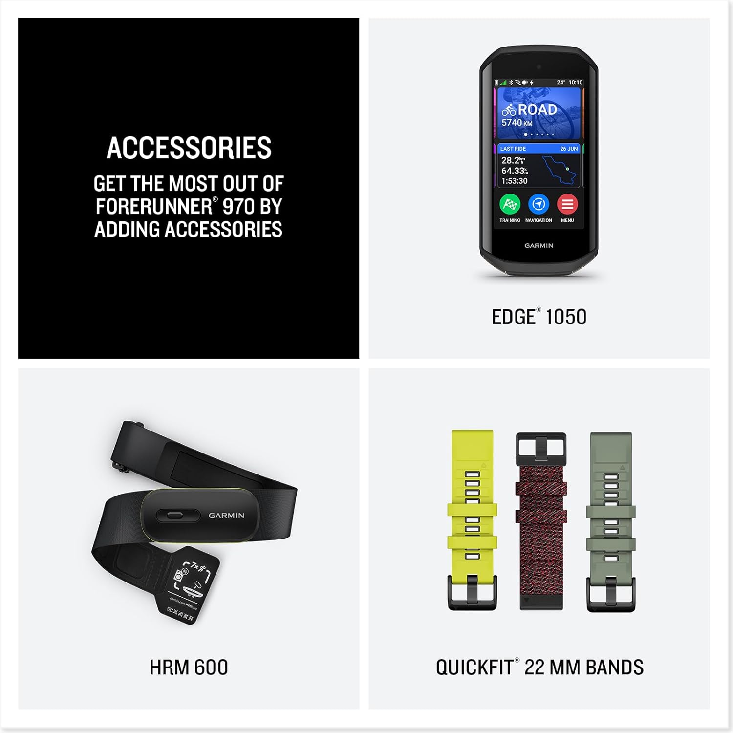 Buy Garmin,Garmin Forerunner 970 – Premium GPS Running & Triathlon Smartwatch with AMOLED Display, Built-in LED Flashlight, Soft Gold Titanium Case, French Gray/Translucent Indigo Band - Gadcet UK | UK | London | Scotland | Wales| Near Me | Cheap | Pay In 3 | Smart Watches